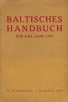 Baltisches Handbuch für das Jahr 1929