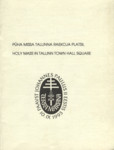 Püha Missa Tallinna Raekoja platsil. Holy mass in Tallinn town hall square. 10.9.1993. Paavst Johannes Paulus II Eestis