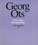 Georg Ots. NSV Liidu rahvakunstnik