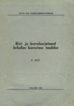 Rivi- ja korraharjutused kehalise kasvatuse tundides