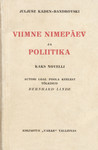 Viimne nimepäev ja Poliitika. Kaks novelli