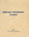 Riiklike pensionide seadus