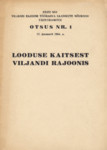 Looduse kaitsest Viljandi rajoonis
