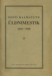 Eesti raamatute üldnimestik. 1924. a. alates