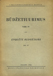 Büdžetiuurimus. Enquête budgétaire