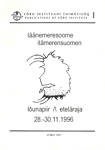 Õdagumeresoomõ lõunapiir. Läänemeresoome lõunapiir. Itämerensuomen eteläraja. Konverents Kütioron märdikuu 28.–30.11.1996
