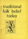 Traditional Folk Belief Today. Conference dedicated to the 90th anniversary of Oskar Loorits