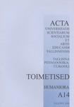 Infolevi ja -tarbimine. Dissemination and usage of information
