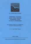 Venemaa tulevik ning tema suhted Euroopa Liidu ja Balti riikidega. The Future of Russia and Its Relations with the European Union and Balric States. 5.-7. mail 2000 Tartus
