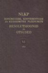 Nõukogude Liidu Kommunistliku Partei kongresside, konverentside ja Keskkomitee pleenumite resolutsioonid ja otsused 1898-1971. 1966-1968