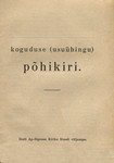 ... koguduse (usuühingu) põhikiri