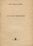 Eesti keele programmid