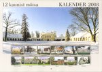 12 kaunist mõisa. Kalender 2003